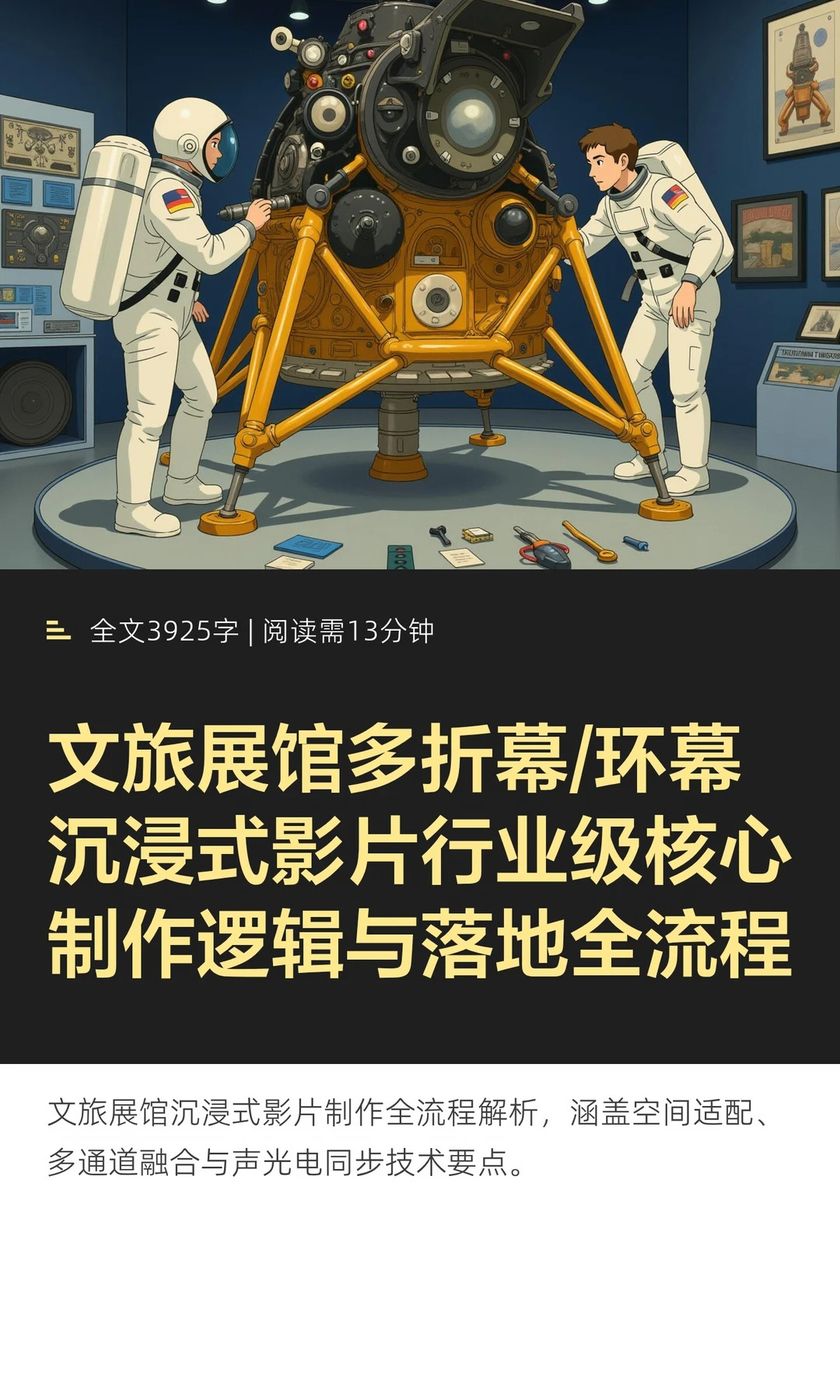 文旅展馆多折幕 / 环幕沉浸式影片的行业级核心