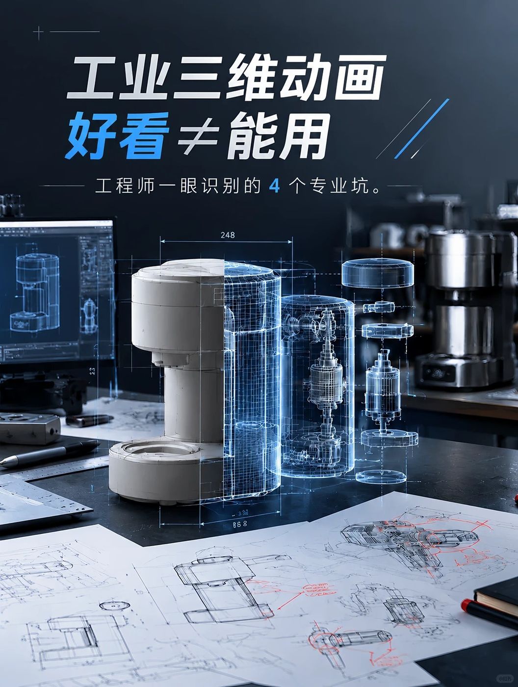 工业三维动画外包最容易遇到的 4 大难题