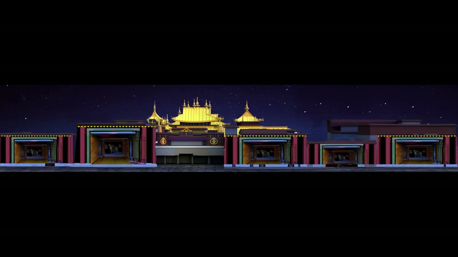 建筑投影 · 墙体 Mapping 秀